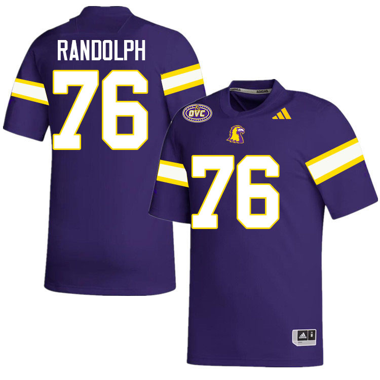 Tennessee Tech Golden Eagles #76 Xavier Randolph College Football Jerseys,Uniforms-Purple